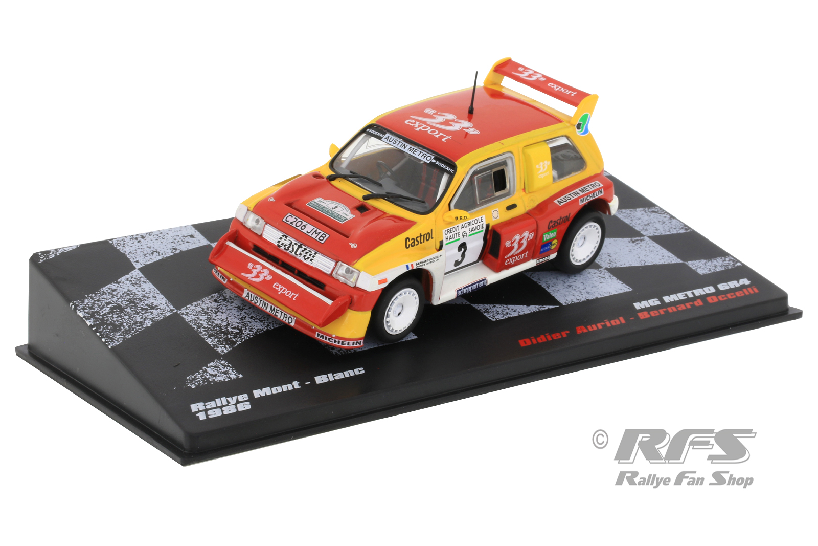 MG Metro 6R4 - Rallye Mont-Blanc 1986