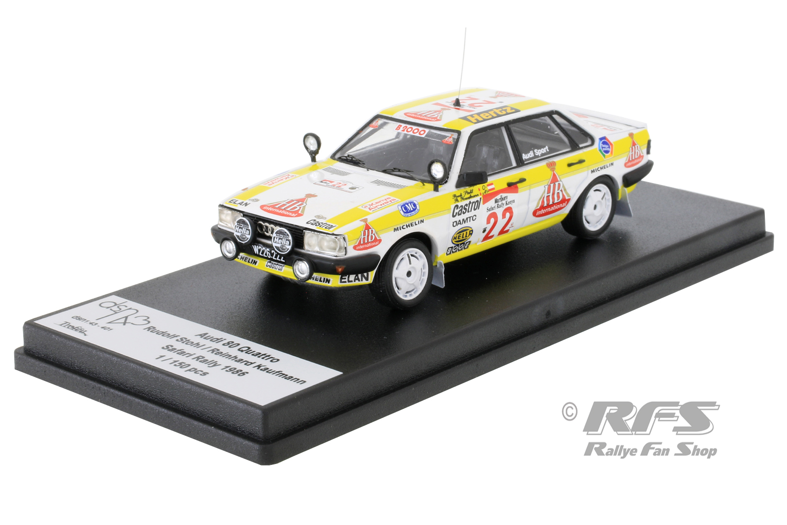 Audi 80 Quattro - Safari Rallye 1986